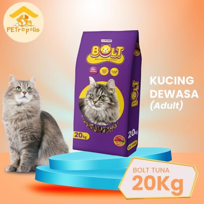 bolt makanan kucing 20kg