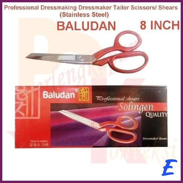 

| PLK | GUNTING POTONG KAIN BAHAN BALUDAN 8 INCH STAINLESS STEEL TAILOR TAILORING PROFESSIONAL DRESSMAKING DRESSMAKER FABRIC SCISSORS SHEARS