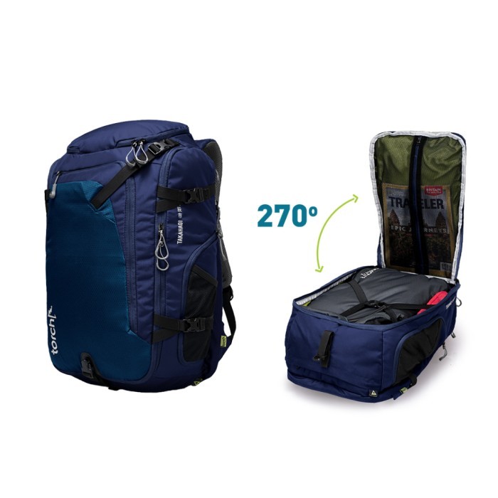 Torch Ransel Punggung Travelling - Travel Backpack Takahagi 40 L