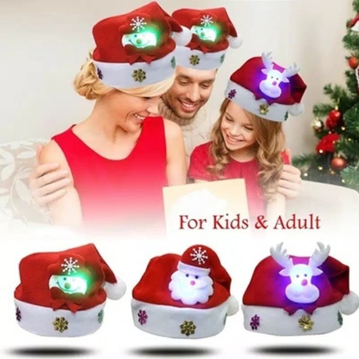 

Natal TOPI NATAL SANTA CLAUS SANTACLAUS SINTERKLAS CHRISTMAS SNOWMAN DEER - Anak Random Limited