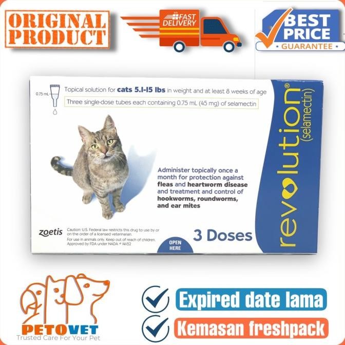 Revolution cat adult / Obat Kutu Kucing Revolution