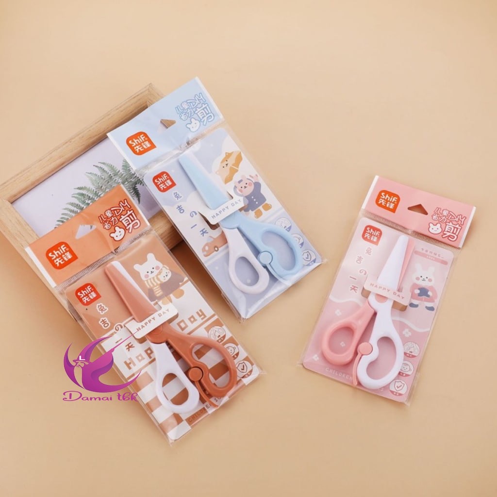 

Shif Gunting Type 1309 - Gunting Anak Plastik Warna Pastel - Gunting Safe Kertas Anak