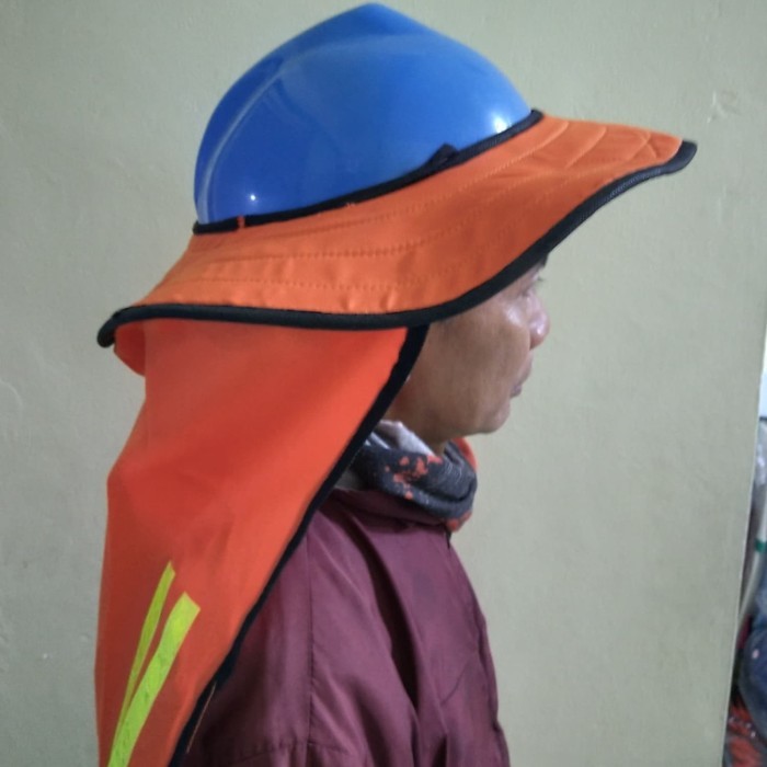 safety sunbrim topi pelindung