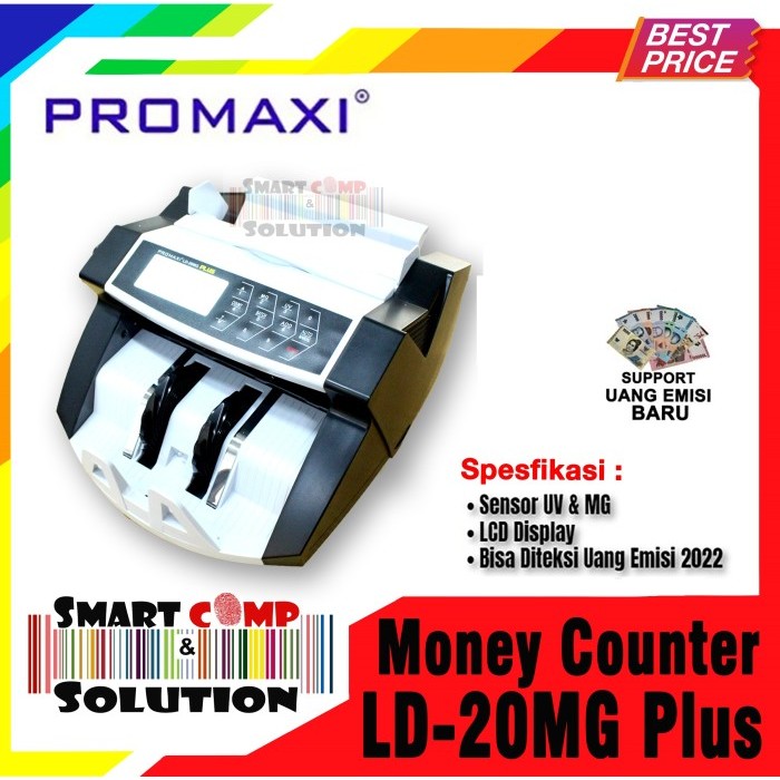 Terlaris Mesin Penghitung Uang Promaxi Ld20Mg Plus Money Counter Ld 20Mg / Ld20