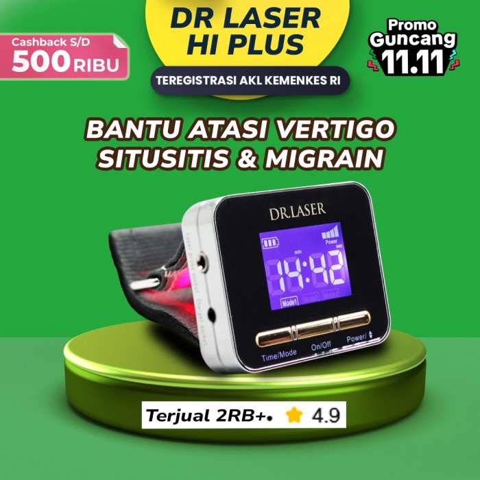 Promo Dr Laser Hi Plus Ori - Terapi Laser Bergaransi Resmi Gogomall