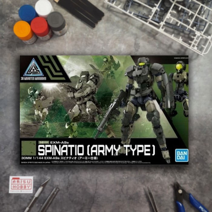 Ready Stock 30Mm Spinatio Army Type 30 Mm 1/144 Gundam Bandai Minutes Missions