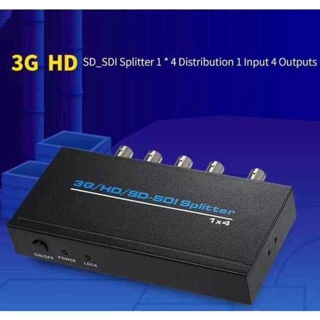 SDI splitter/Distributor 4 output / 4port - Support SD/HD/3G-SDI / SDI SPLITER 4port ,  1 x 4