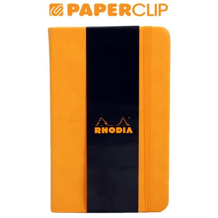 

WEBNOTEBOOK RHODIA HARD COVER ORANGE 9X14 BLANK 118078C