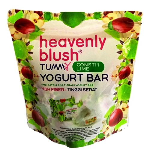

S16308 HEAVENLY BLUSH TUMMY YOGURT BAR LIME BISCUIT 90GR MAJU BERSAMA (20250701)