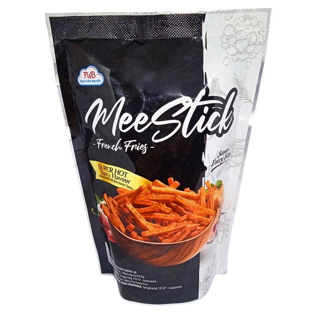 

S20550 FWB MEE STICK FRENCH FRIES SUPER HOT SNACK 60GR POUCH MAJU BERSAMA (20250316)