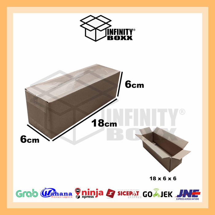 

kardus box packaging packing 18x6x6 cm