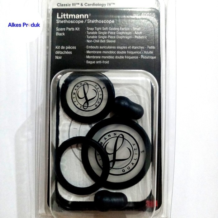 Membran + Ring + Eartips Stetoskop Littmann Classic Iii 3M Original