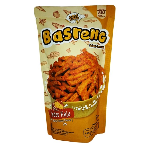 

S17794 BASRENG GELI CHIPS PEDAS KEJU 65GR PACK MAJU BERSAMA (20250120)