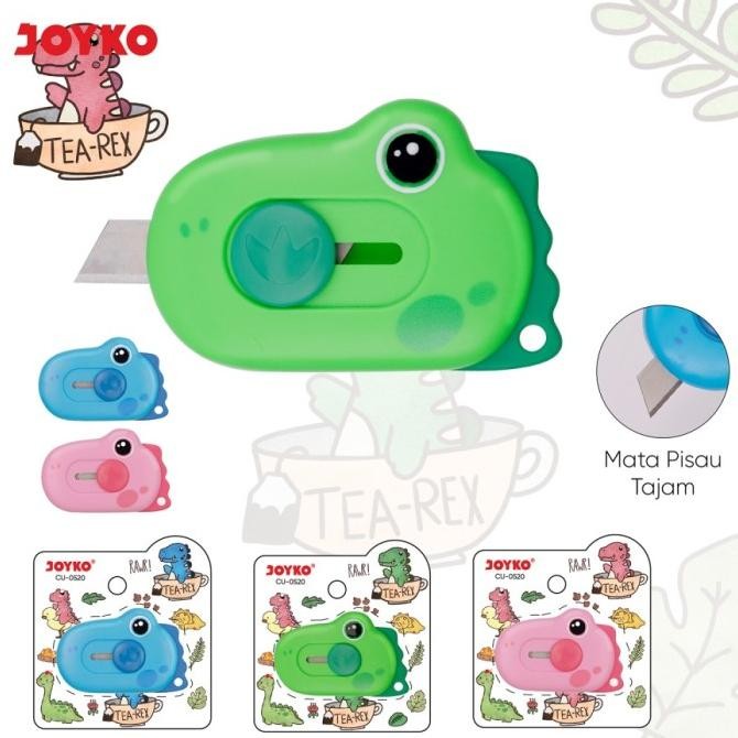 

TERSEDIA MINI CUTTER ANAK JOYKO CU-0520 KATER MODEL DINO LUCU - PISAU PEMOTONG