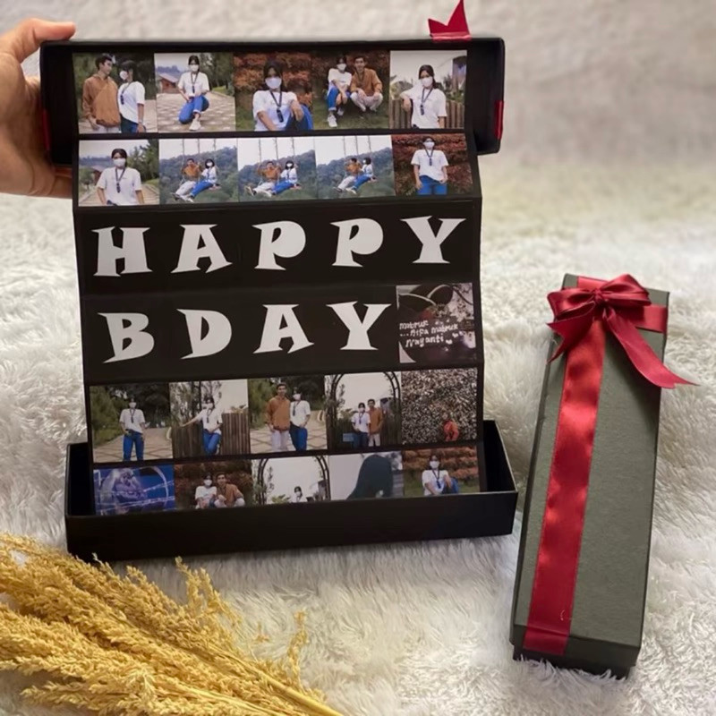 Memory Box Foto Gift Box Foto Femo Box Foto Giftbox Kado Ulang Tahun Cewek Cowok Kado Hari Ibu Kado