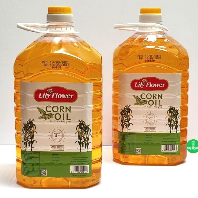 

LILY FLOWER Corn Oil 5 L | Minyak Jagung Lilyflower 5 Liter Cornoil