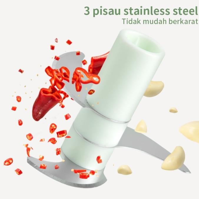 Simplus Mini Chopper Blender Manual Food Chopper Ready Stok