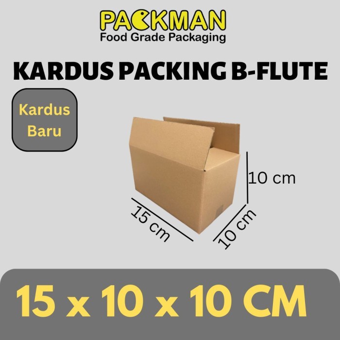 

KARDUS PACKING 15x10x10 cm / BOX KARTON CORUGATED B-FLUTE / PACKING ON