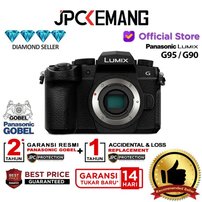 Panasonic Lumix G95 Body Lumix G90 Body DC-G90 GARANSI RESMI