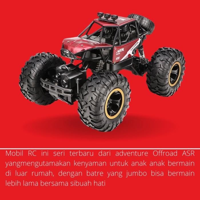 Mobil Remote Control Offroad Rc Crawler Jumbo Besar Batre 4000 Mah