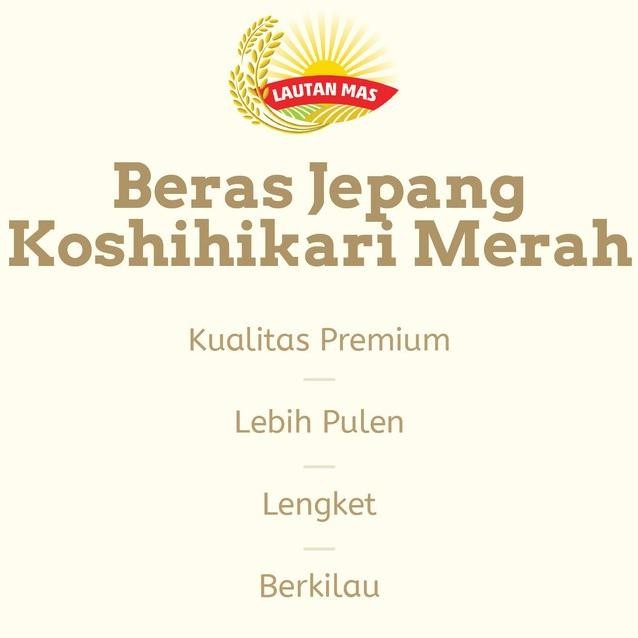 

Koshihikari Merah Beras Jepang 5Kg