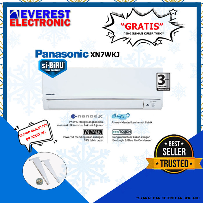 AC PANASONIC 3/4PK DELUXE LOW WATT XN7WKJ R32