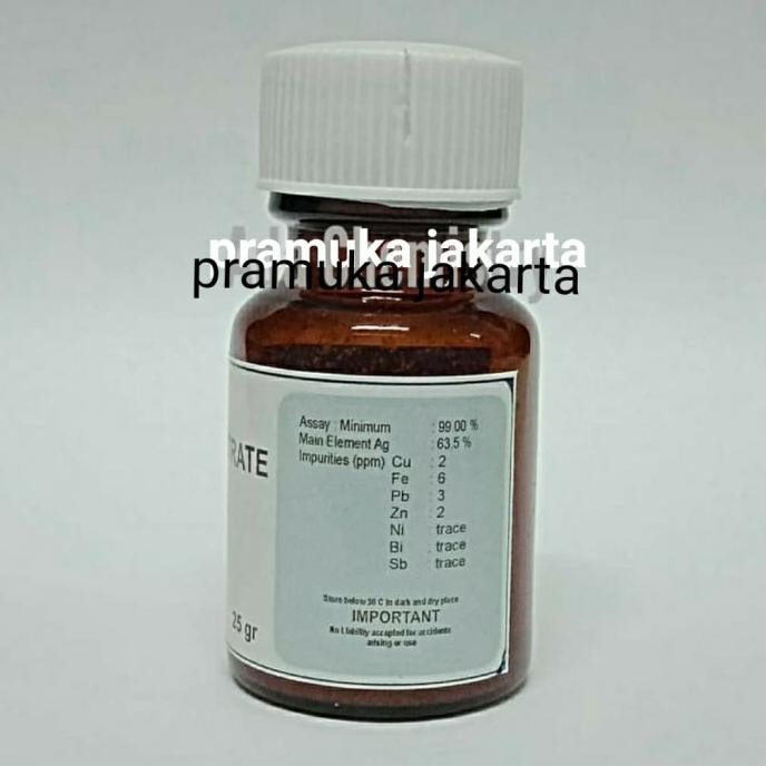 Promo Silver Nitrate Perak Nitrate Agno3 Original Dan Terpercaya