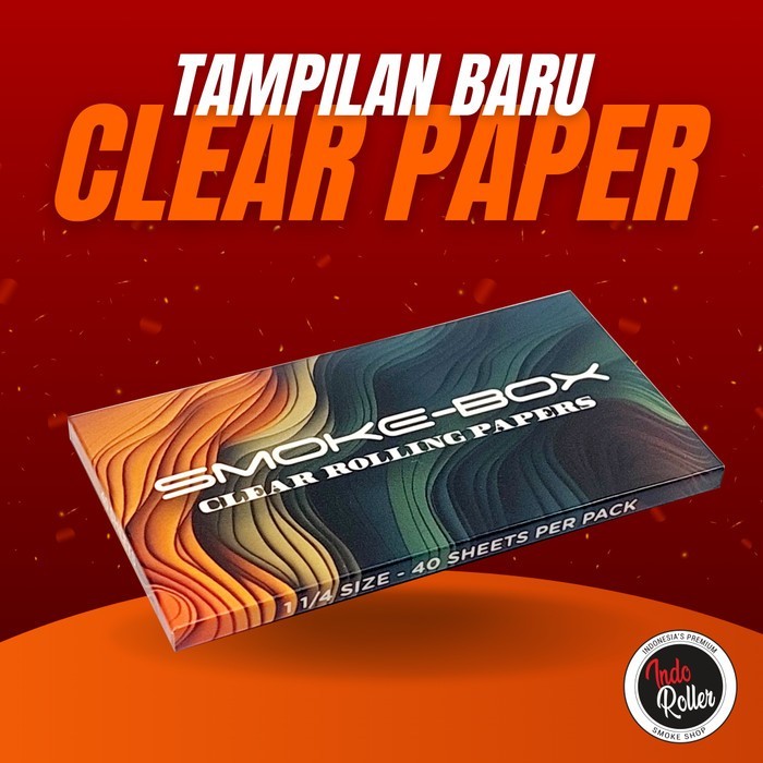 

GROSIR Smoke-Box Cellulose Paper / Clear Paper Kertas Transparan 1 1/4 Size