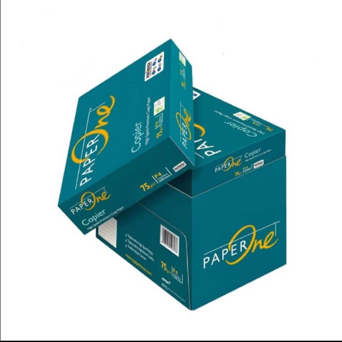 

KERTAS PAPER ONE F4 75 GRM / KERTAS HVS F4 KHUSUS SAMEDAY / SATU BOX