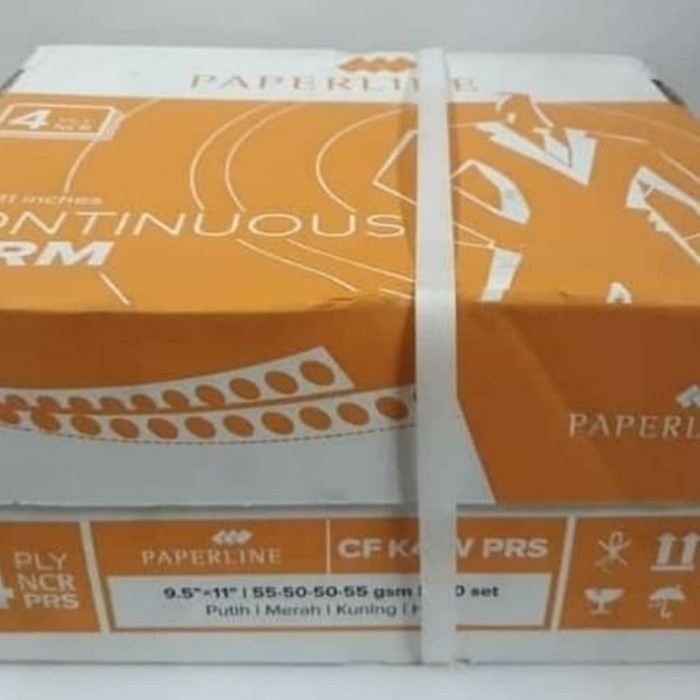 

Kertas Continuous Form 4 PLY Paperline 9,5 x 11 Bagi : 2 PRS