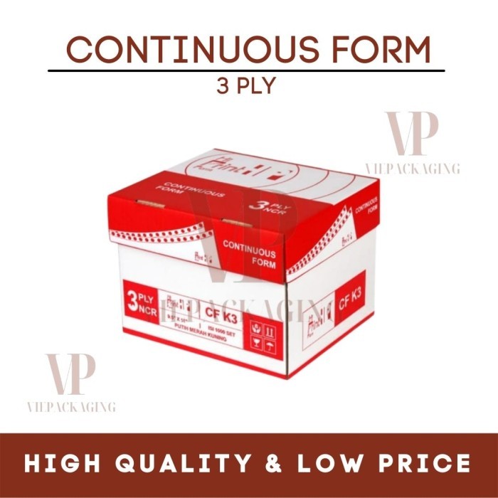 

CONTINUOUS FORM 9.5X11 - 3 PLY