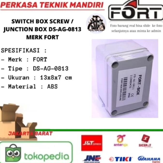 SWITCH BOX SCREW DS-AG-0813 JUNTION BOX PLASTIK FORT 1111T