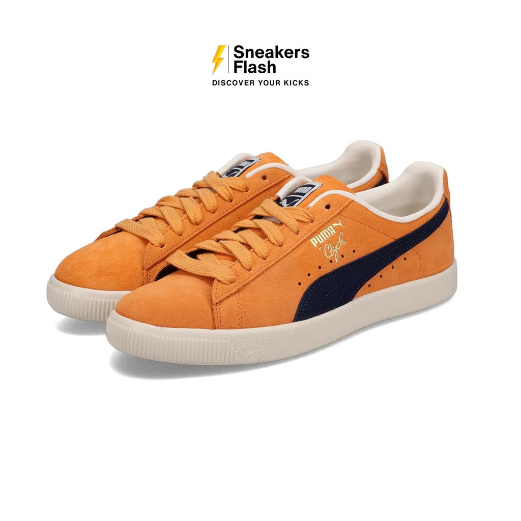 PUMA Clyde Og Clementine Navy Sepatu Sneakers Pria - 39196208 - Size 45