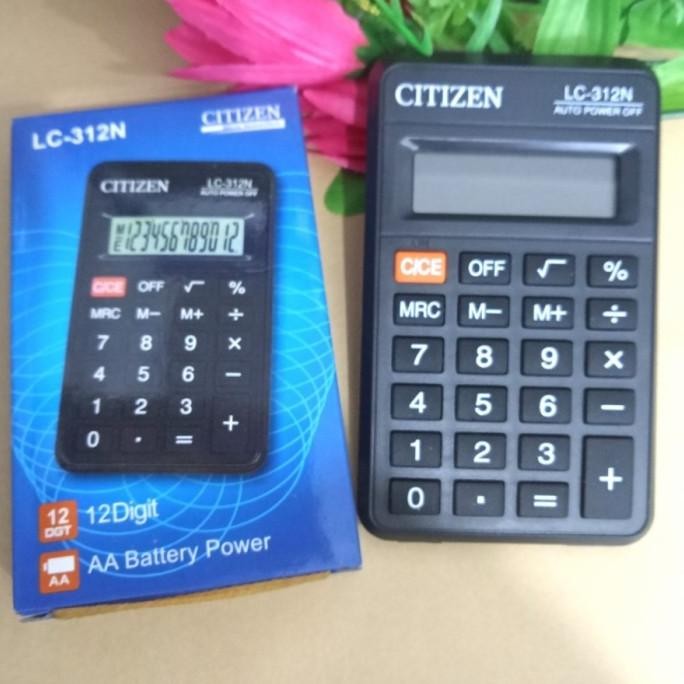 

TERSEDIA CITIZEN LC-312N - KALKULATOR SAKU / POCKET CALCULATOR LC312N