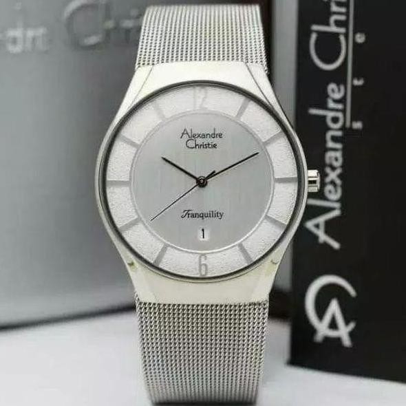 ALEXANDRE CHRISTIE AC 8331 AC8331 SAND STRAP JAM TANGAN PRIA ORIGINAL
