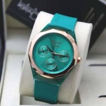 ALEXANDRE CHRISTIE AC2808 AC 2808 HIJAU GREEN JAM WANITA ORIGINAL