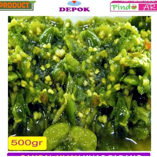 

Sambal Ijo Mentah / Sambal Hijau Giling Khas Padang