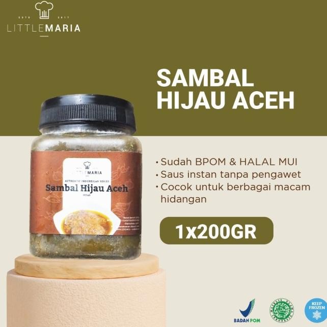 

Littlemaria Sambal Hijau Aceh 200Gr