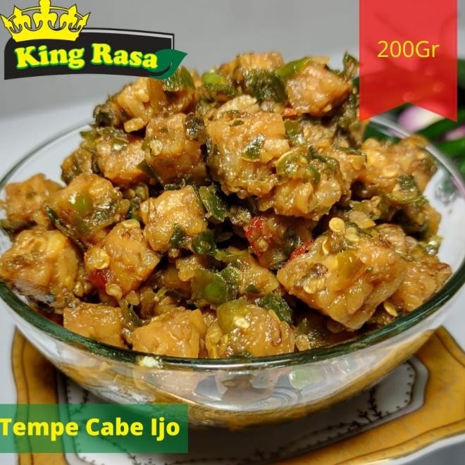 

Tempe Cabe Ijo Orek Tempe Cabe Hijau Tempe Sambal Hijau Frozen 200 Gr