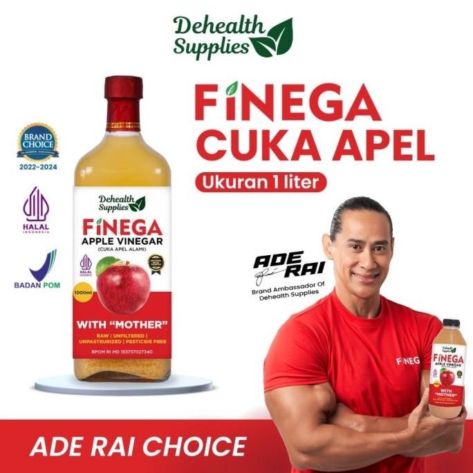 

FINEGA CUKA APEL 1000ml Kemasan Kaca