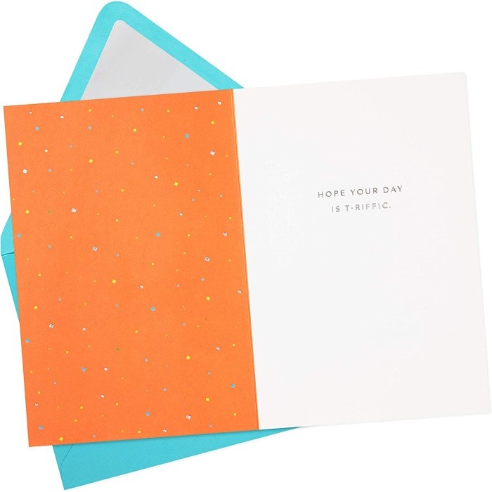 Greeting Card- Signature- Hallmark- Birthday- Kids- Dinosaurs- T-Rex Stok Terbatas