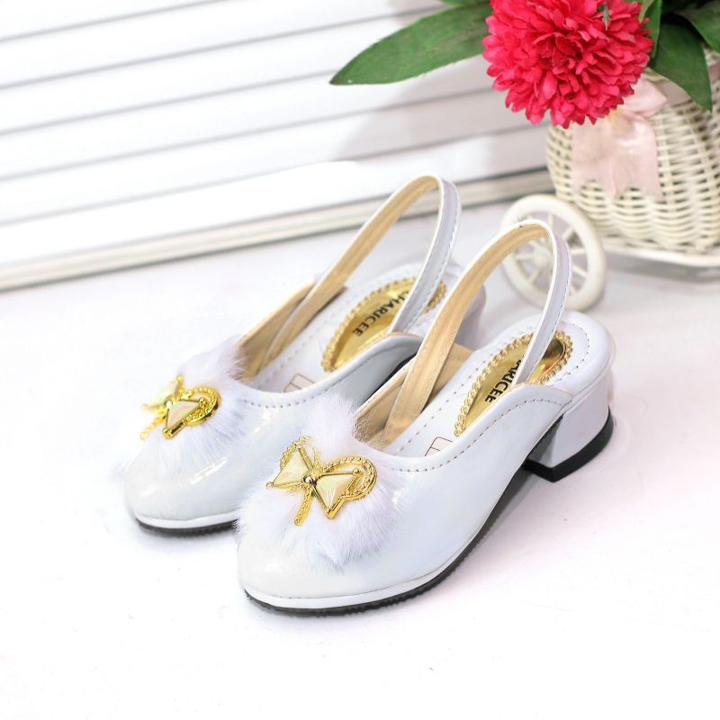 Sandal Anak Perempan Sandl Kondangan Sol Empuk Sepatu Sandal Fashion Anak Perempuan Hak Tahu Ringan 