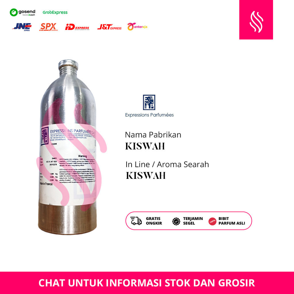JUAL BIBIT PARFUM ASLI - EXPRESSIONS - KISWAH - SEGEL - 1 KG