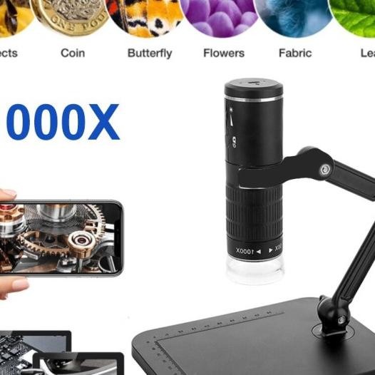 

Kroskop Digital Usb 1000X Magnification Android Ios Hd Croscope Wifi Portable