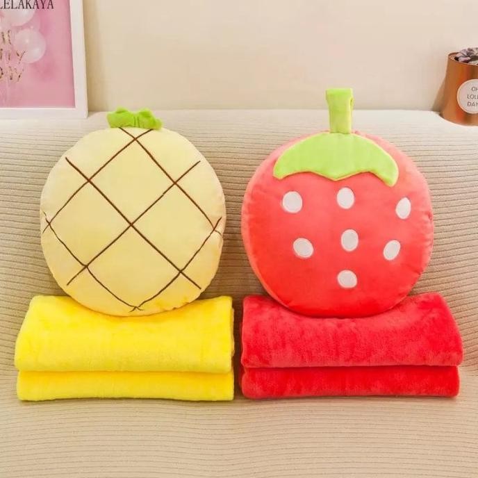 Boneka Bnatal selimut Buah Buahan, Balmut Buah semangka, nenas DLL