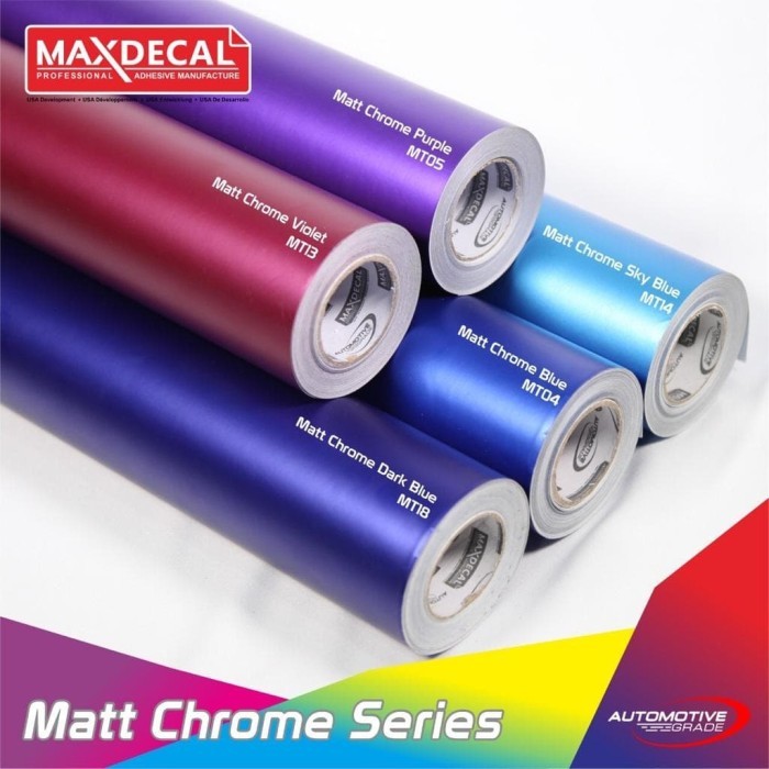 ROLLMAXDECAL 9500 MT Chrome Matt Krom Doff Sattallic PREMIUM