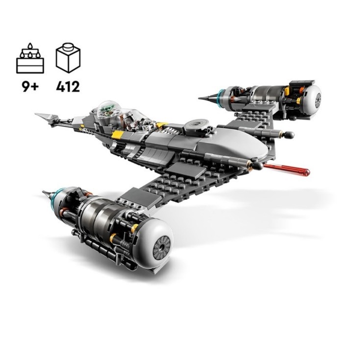 LEGO Star Wars 75325 The Mandalorian's N-1 Starfighter -Pesawat Tempur