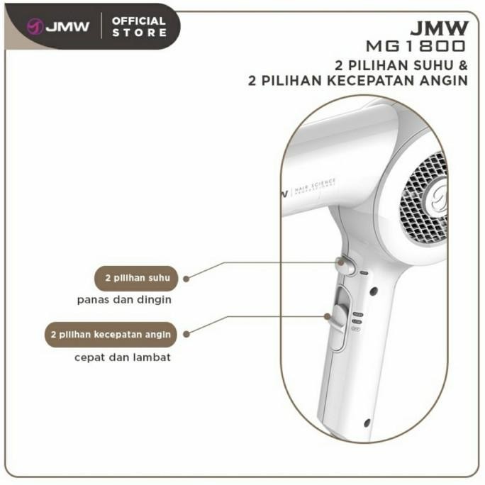 jmw hairdryer mg1800 pengering rambut