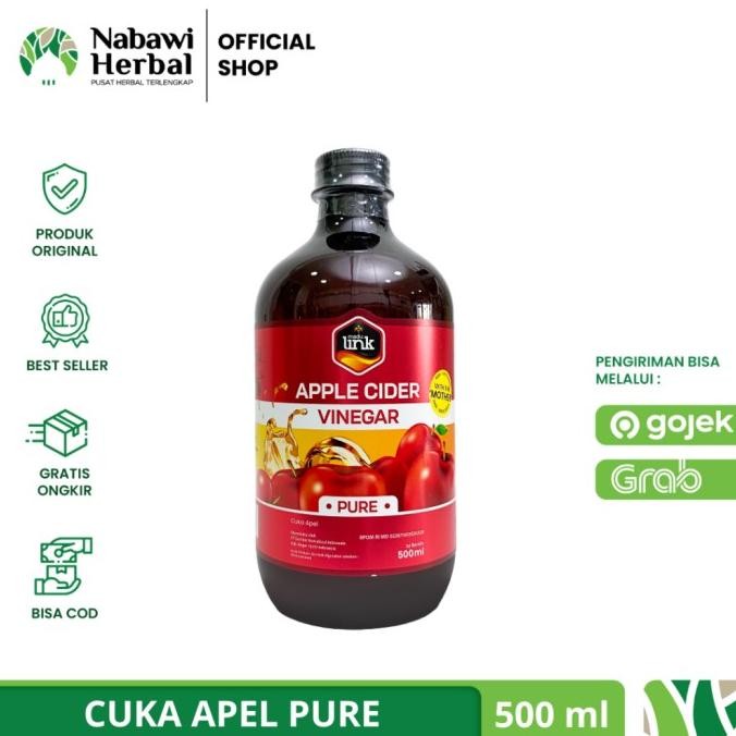 

LINK - Cuka Apel Pure With Mother - Apple Cider Vinegar WithMother500ml