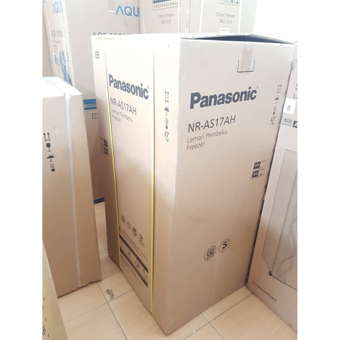 READY Panasonic Freezer Lemari Pembeku Es 6 Rak NR-AS17AH Frizer Es Batu